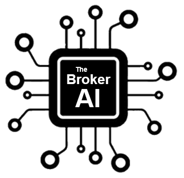 The BrokerAI microchip motif